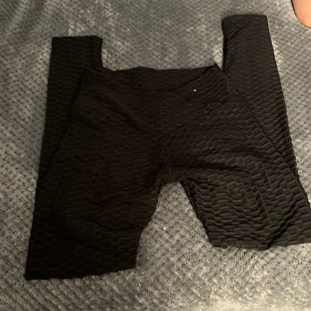 All black leggings , size S